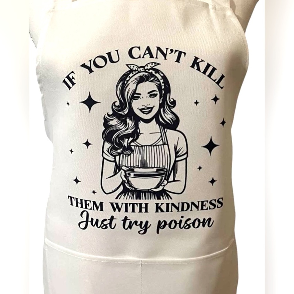 Hand pressed apron.